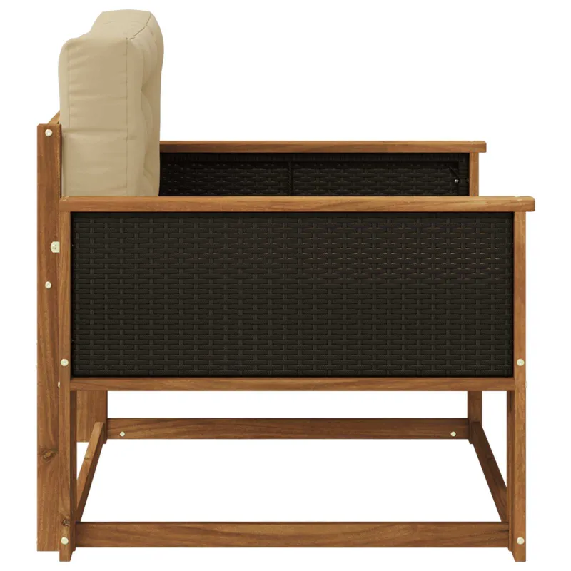 Lauko Vidurinis Sofa Natūrali