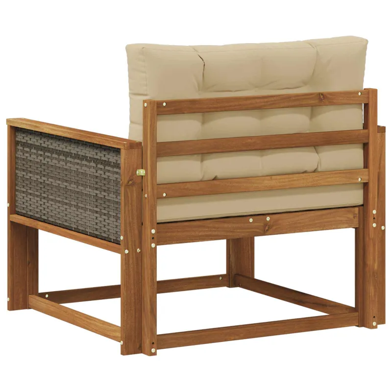 Lauko Vidurinis Sofa Natūrali