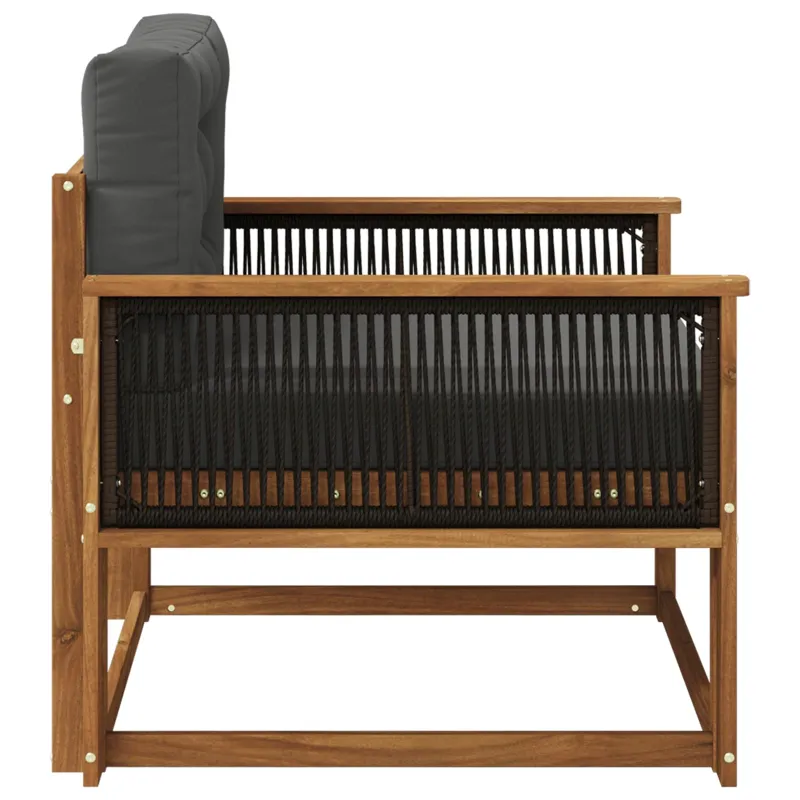 Lauko Vidurinis Sofa Natūrali