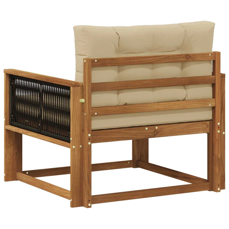Lauko Vidurinis Sofa Natūrali