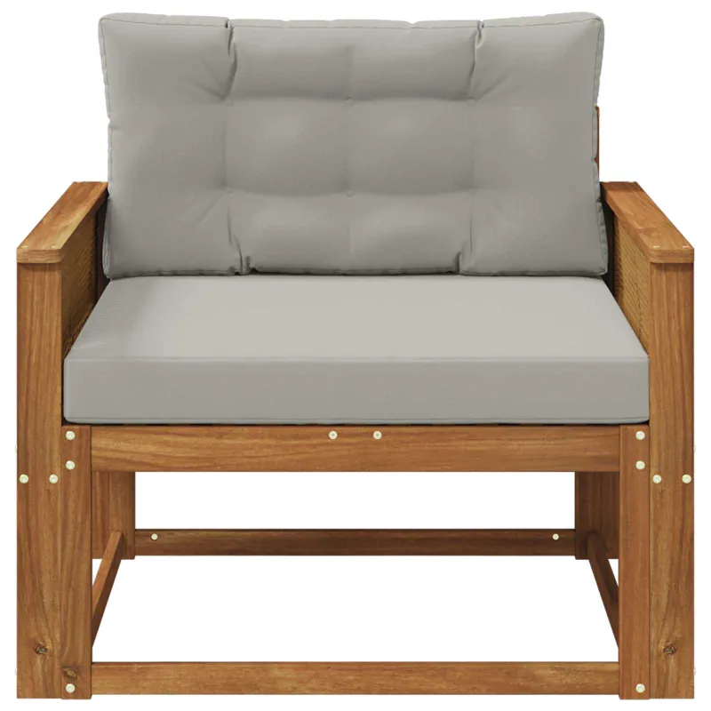 Lauko Vidurinis Sofa Kietos akacijos mediena Natūrali