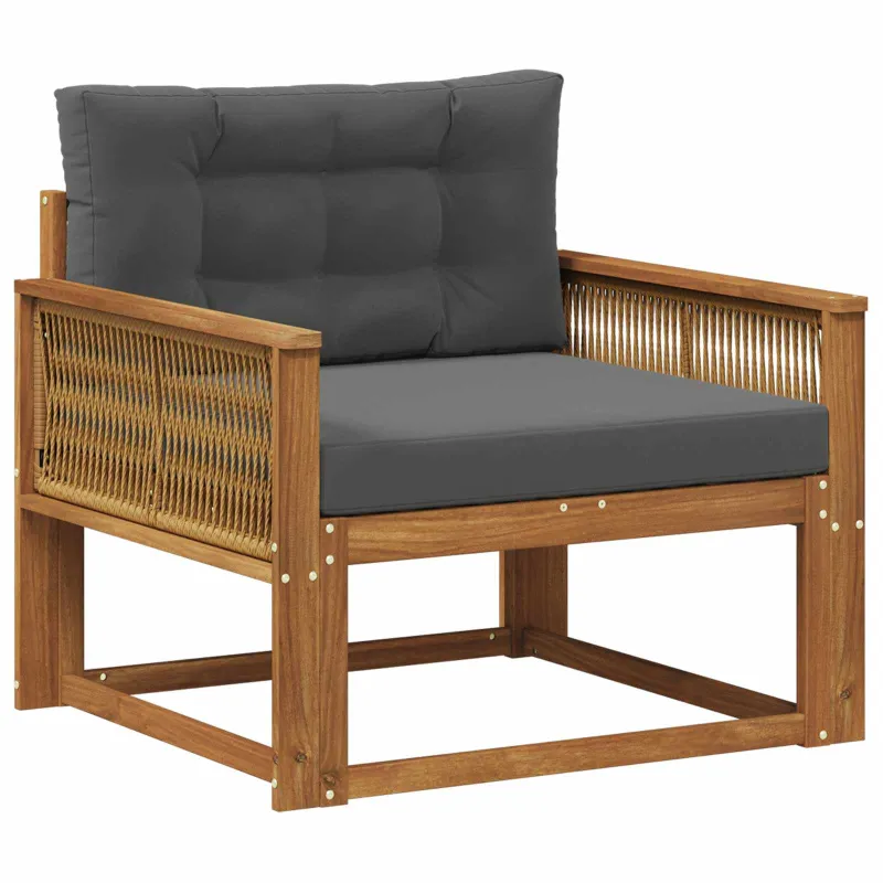 Lauko Vidurinis Sofa Natūrali
