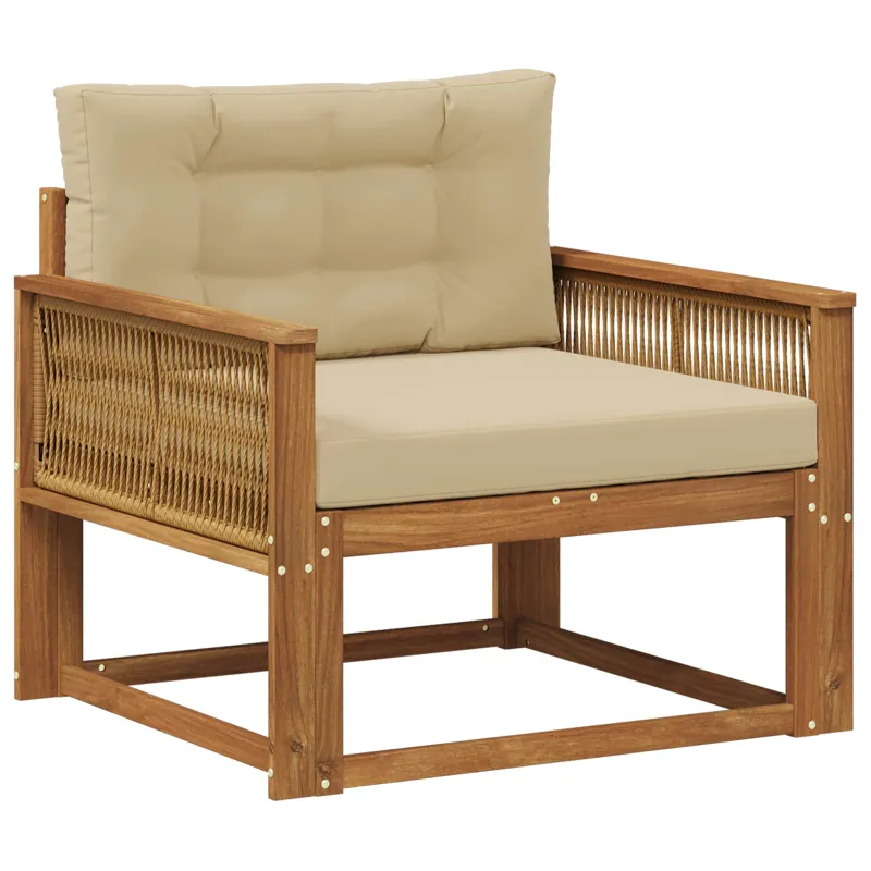 Lauko Vidurinis Sofa Natūrali