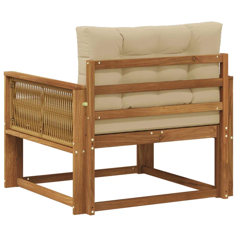 Lauko Vidurinis Sofa Natūrali
