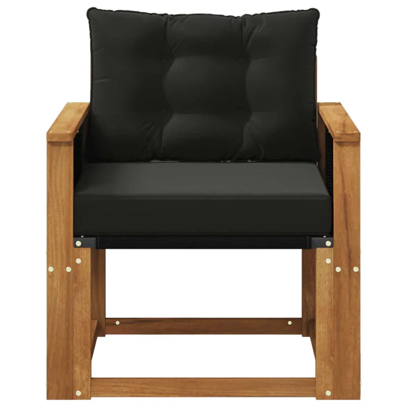 Lauko Vidurinis Sofa Kietos akacijos mediena Natūrali