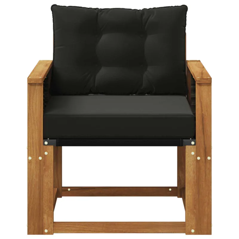 Lauko Vidurinis Sofa Kietos akacijos mediena Natūrali
