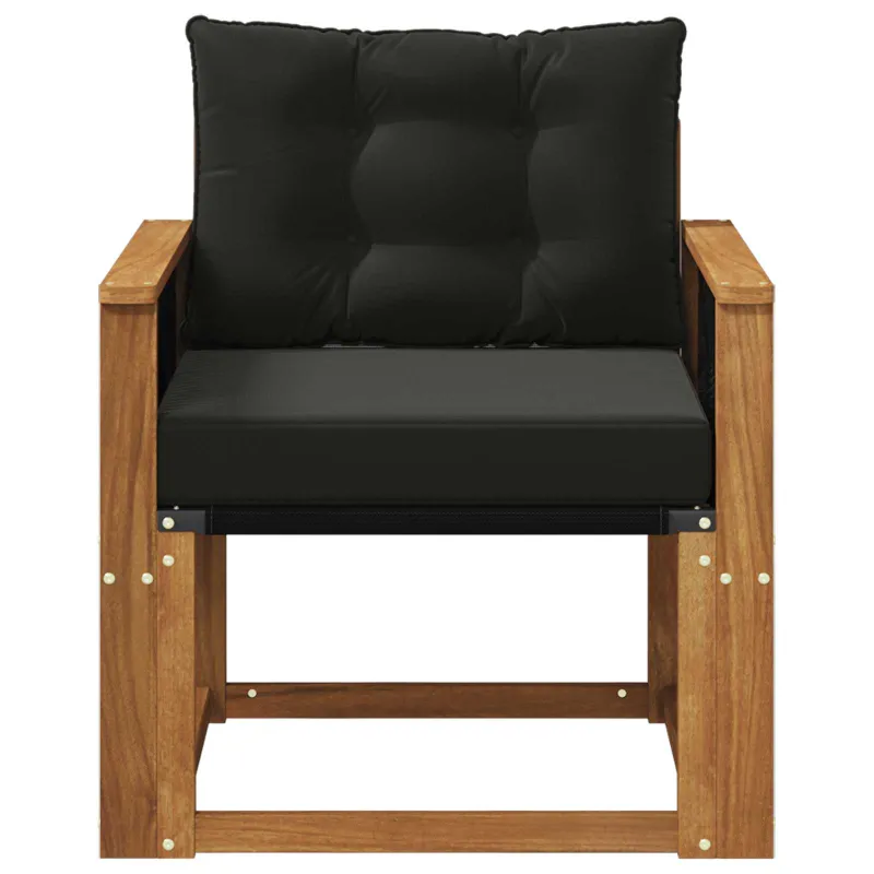 Lauko Vidurinis Sofa Kietos akacijos mediena Natūrali