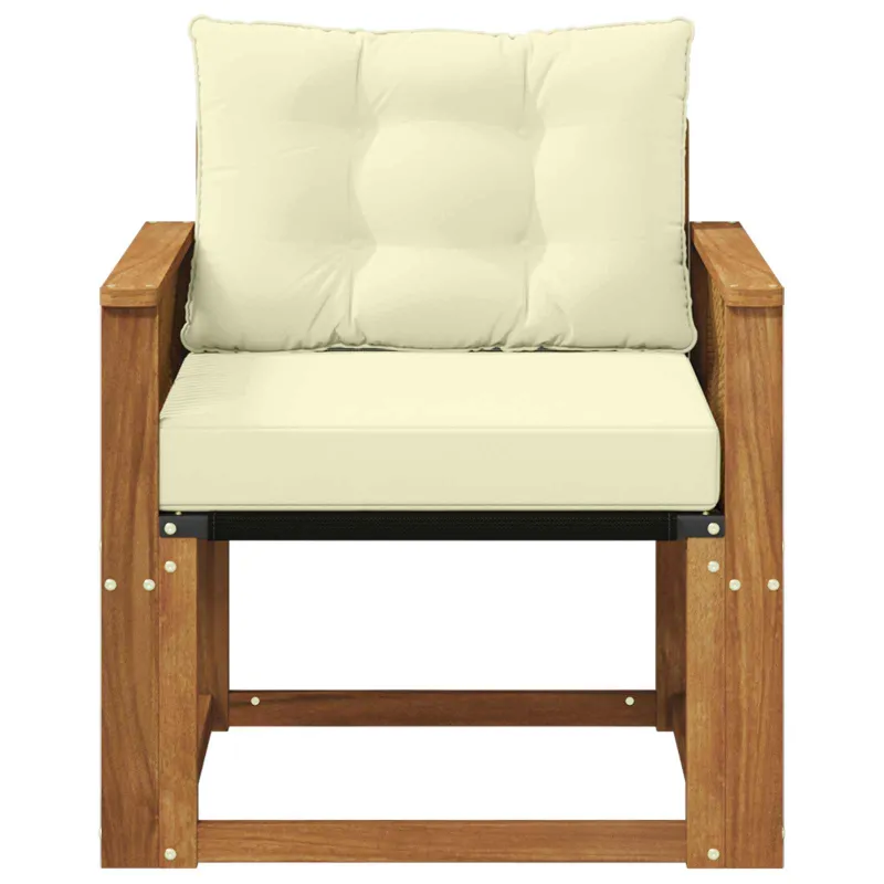 Lauko Vidurinis Sofa Kietasis akacijos medis ir Textilene