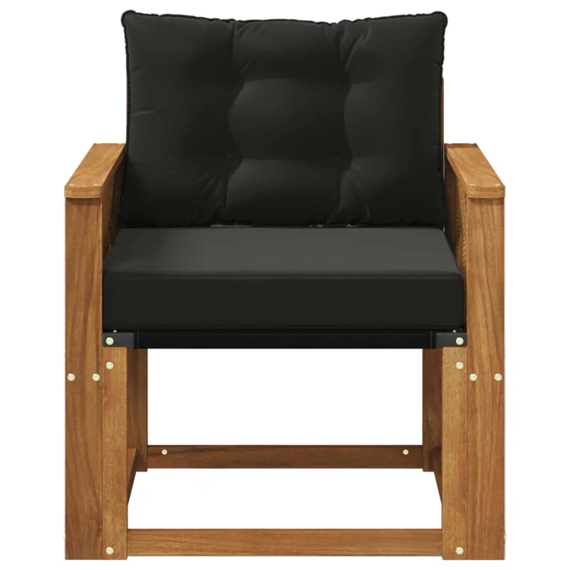 Lauko Vidurinis Sofa Kietos akacijos mediena Natūrali