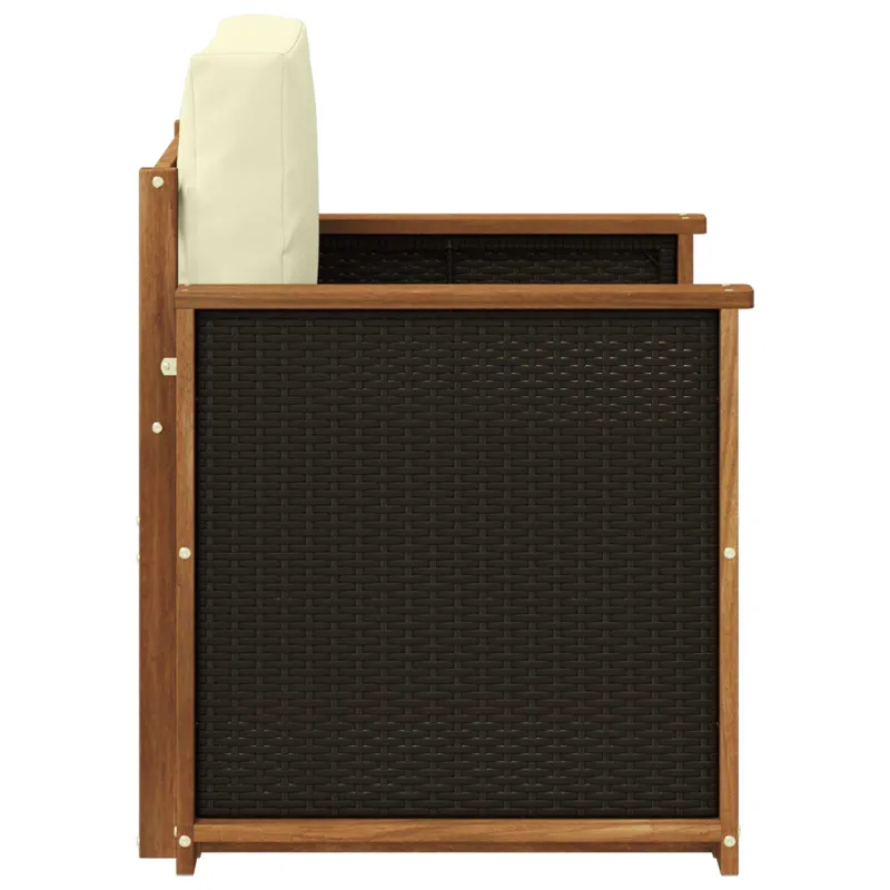 Lauko Vidurinis Sofa Natūrali