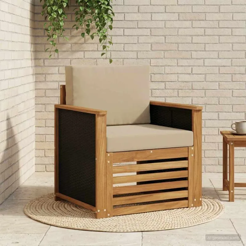 Lauko Vidurinis Sofa Natūrali