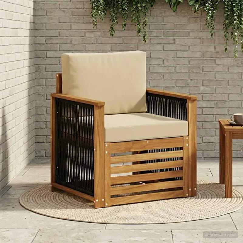 Lauko Vidurinis Sofa Natūrali