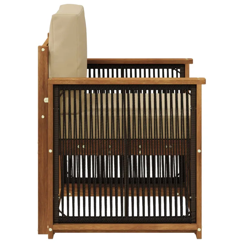 Lauko Vidurinis Sofa Natūrali