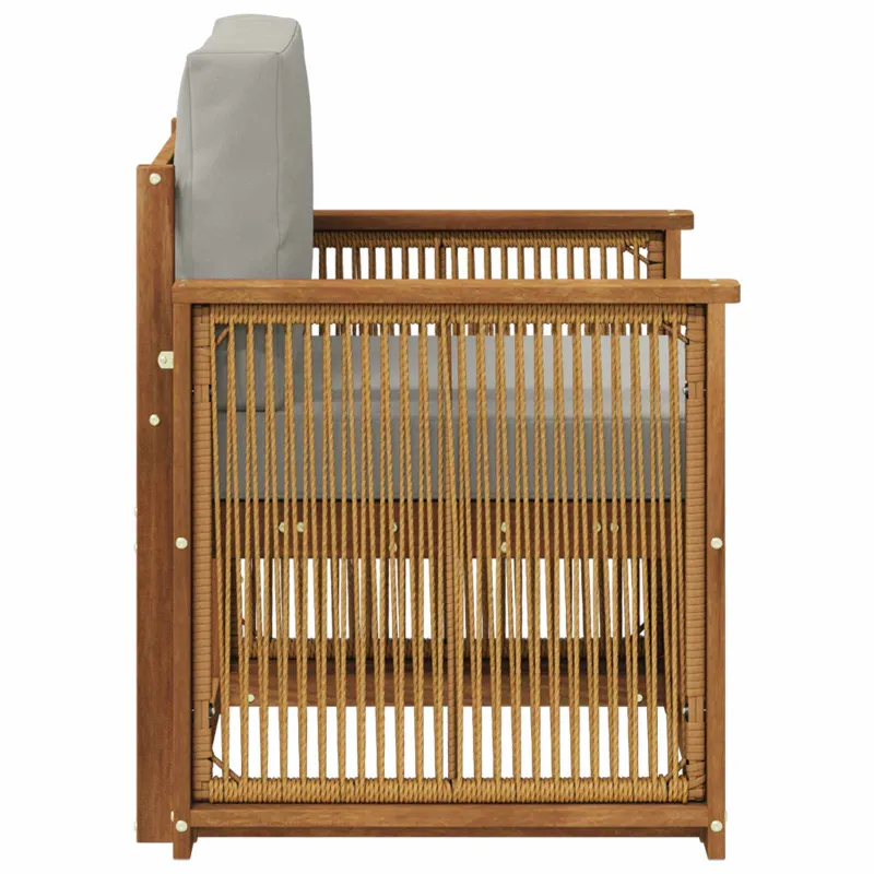 Lauko Vidurinis Sofa Natūrali