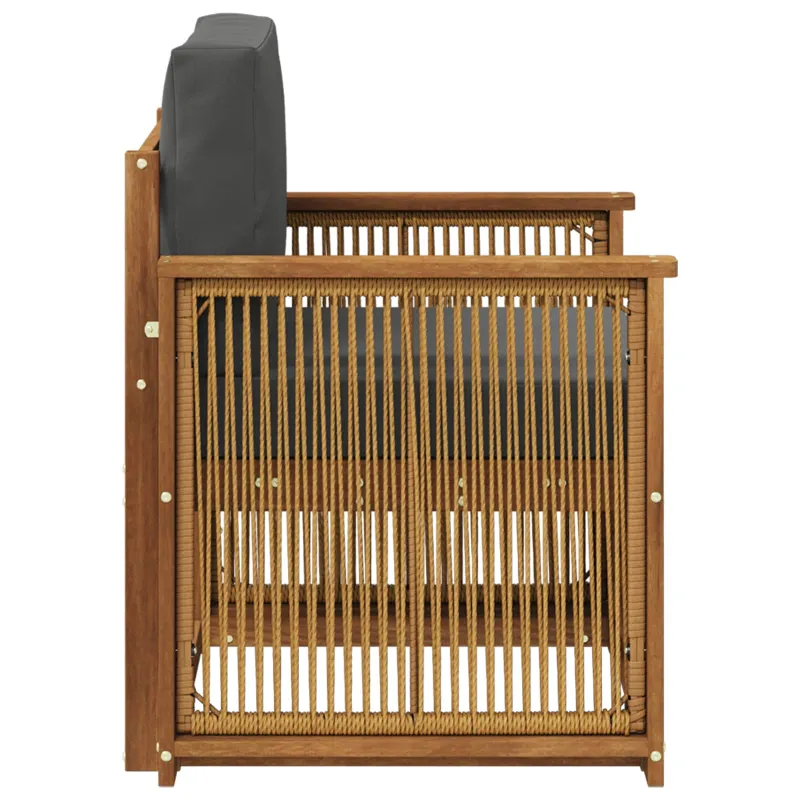 Lauko Vidurinis Sofa Natūrali