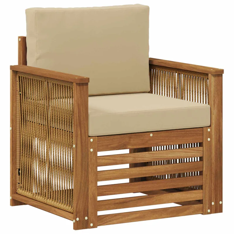 Lauko Vidurinis Sofa Natūrali