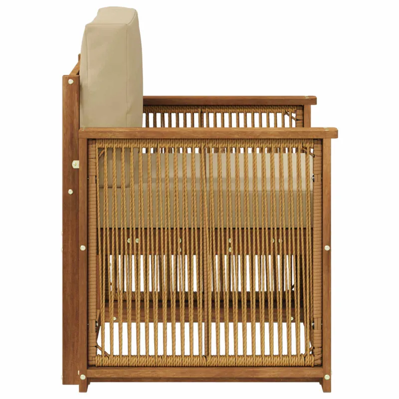 Lauko Vidurinis Sofa Natūrali