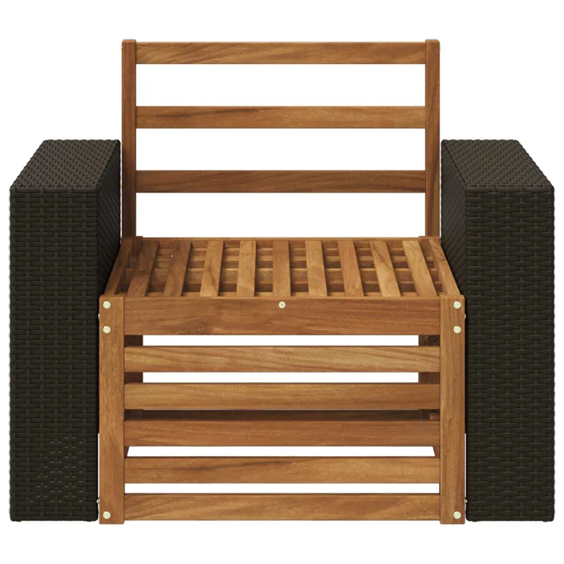 Lauko Vidurinis Sofa Natūrali