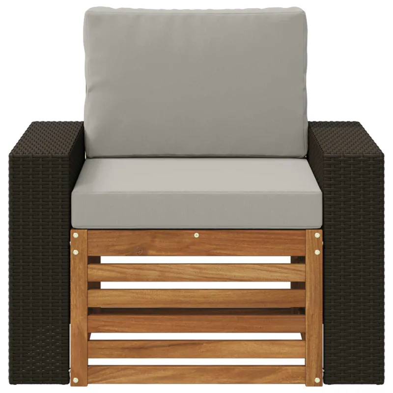 Lauko Vidurinis Sofa Natūrali