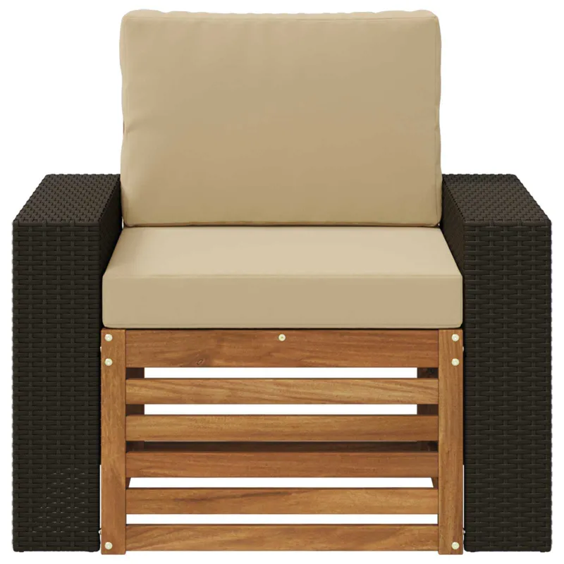 Lauko Vidurinis Sofa Natūrali