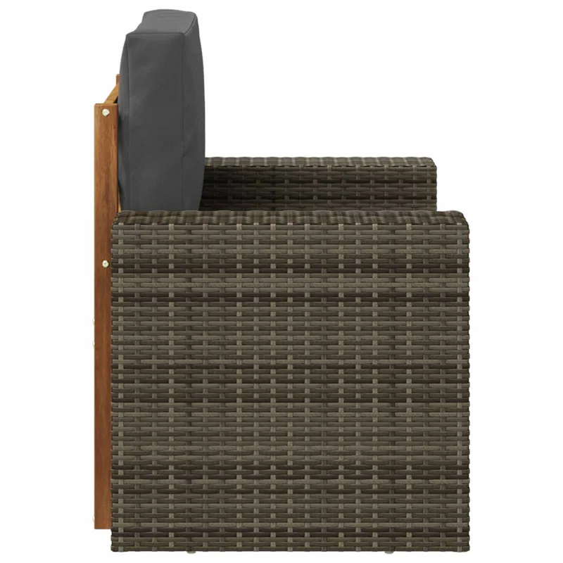 Lauko Vidurinis Sofa Kietos akacijos mediena Natūrali