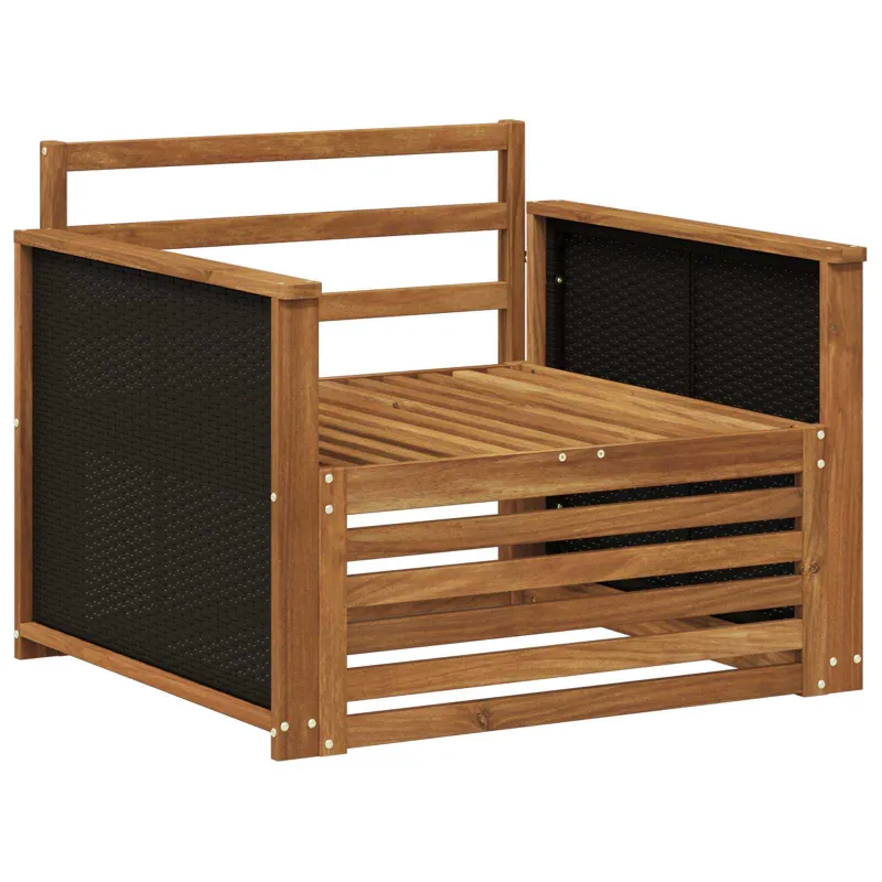 Lauko Vidurinis Sofa Natūrali