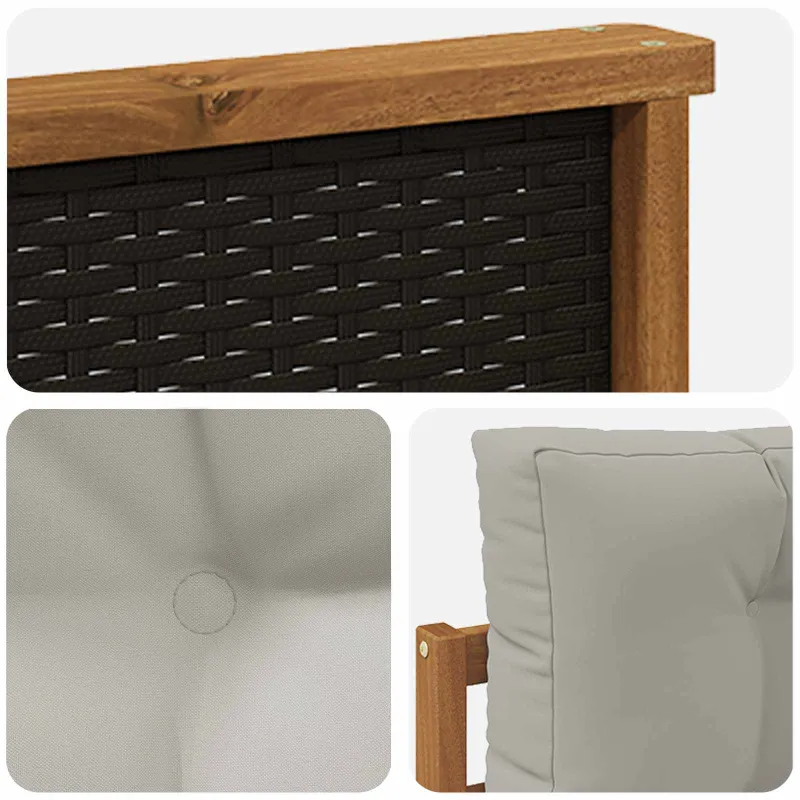 Lauko Vidurinis Sofa Natūrali