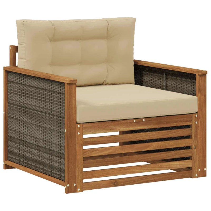 Lauko Vidurinis Sofa Natūrali