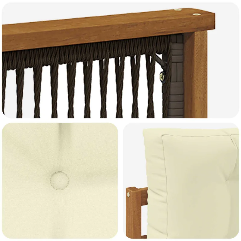 Lauko Vidurinis Sofa Natūrali