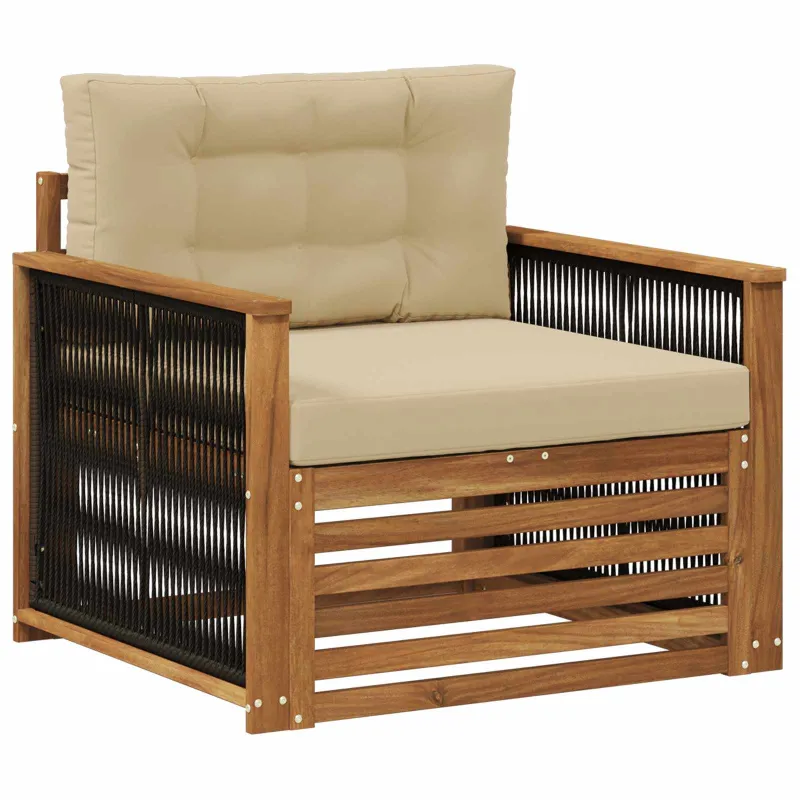 Lauko Vidurinis Sofa Natūrali