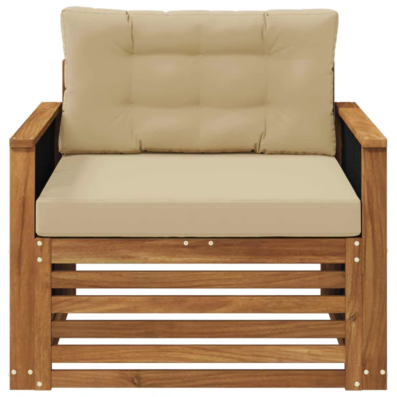 Lauko Vidurinis Sofa Natūrali