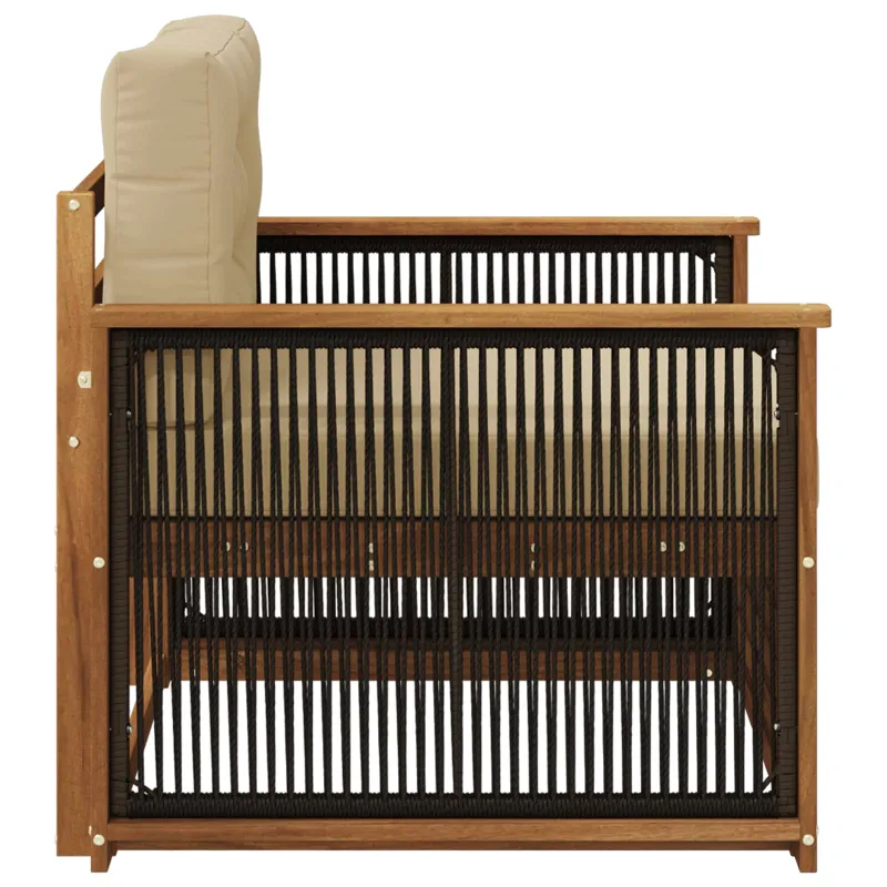 Lauko Vidurinis Sofa Natūrali