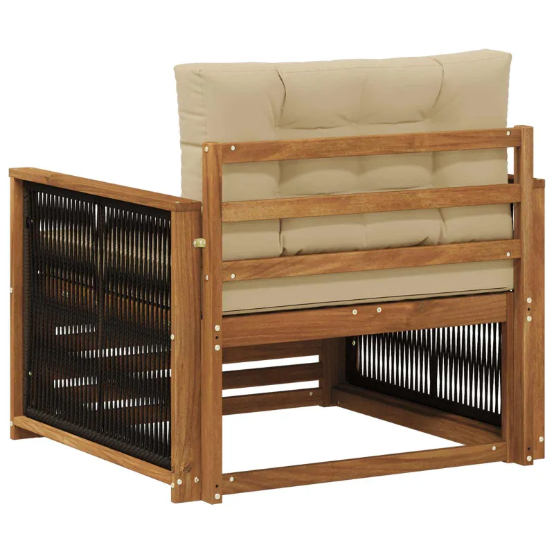 Lauko Vidurinis Sofa Natūrali