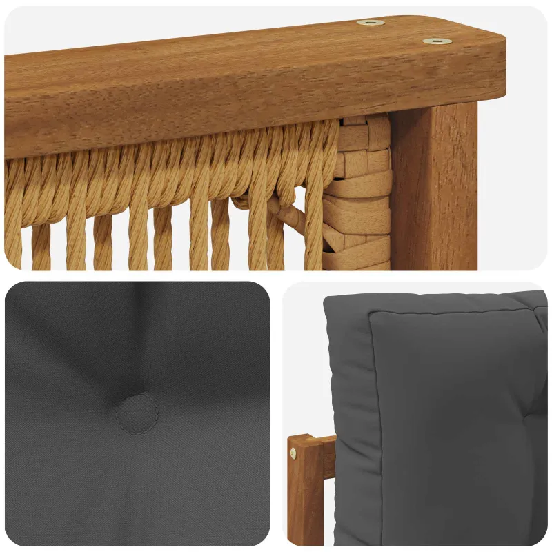 Lauko Vidurinis Sofa Natūrali