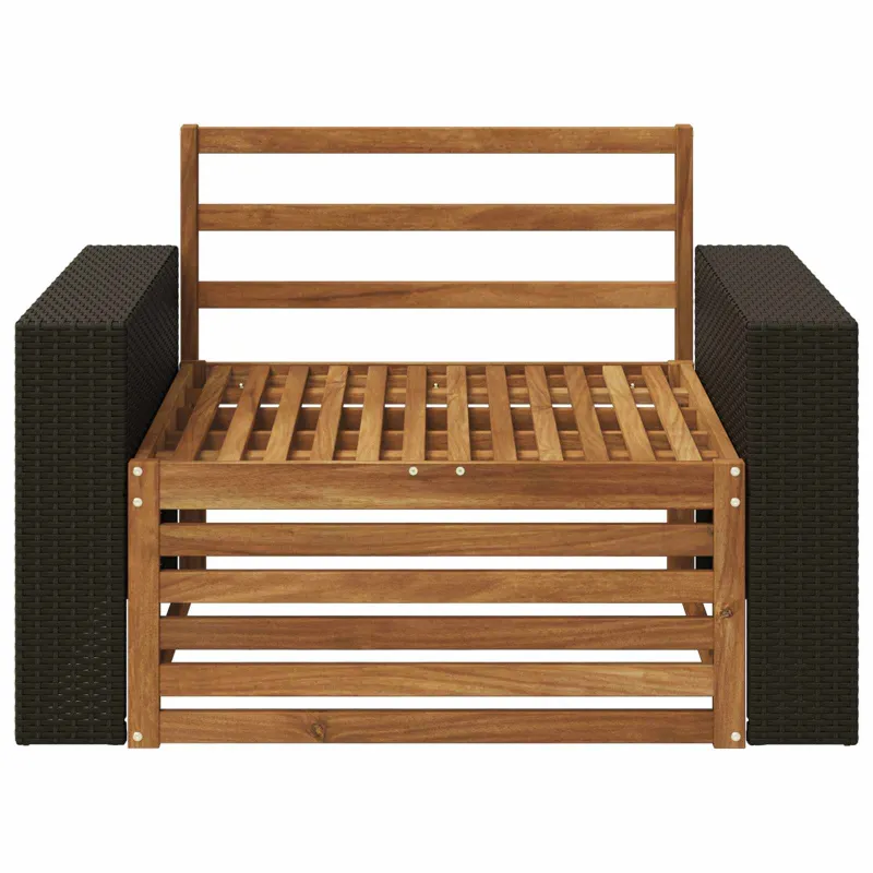 Lauko Vidurinis Sofa Natūrali