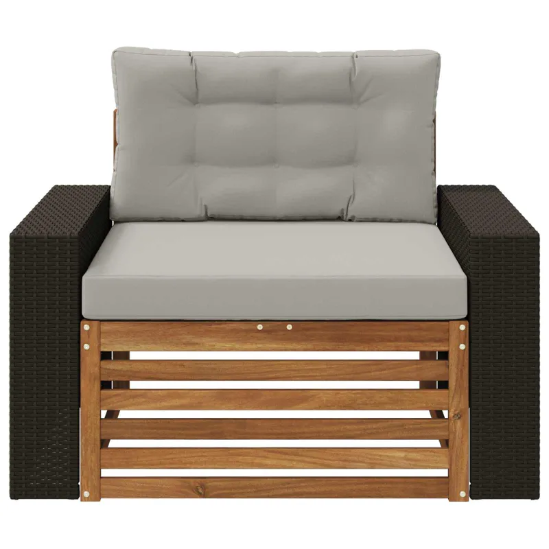 Lauko Vidurinis Sofa Natūrali