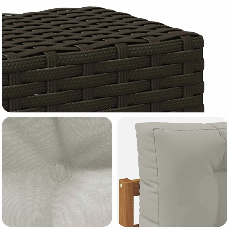 Lauko Vidurinis Sofa Natūrali