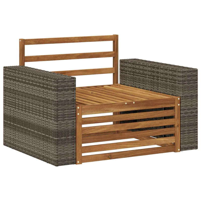 Lauko Vidurinis Sofa Natūrali