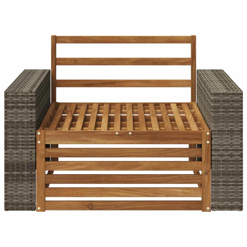 Lauko Vidurinis Sofa Natūrali