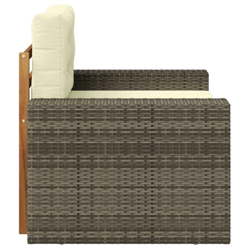 Lauko Vidurinis Sofa Kietos akacijos mediena Natūrali