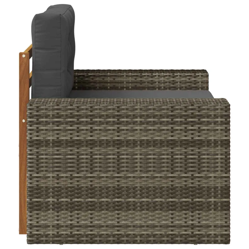 Lauko Vidurinis Sofa Kietos akacijos mediena Natūrali