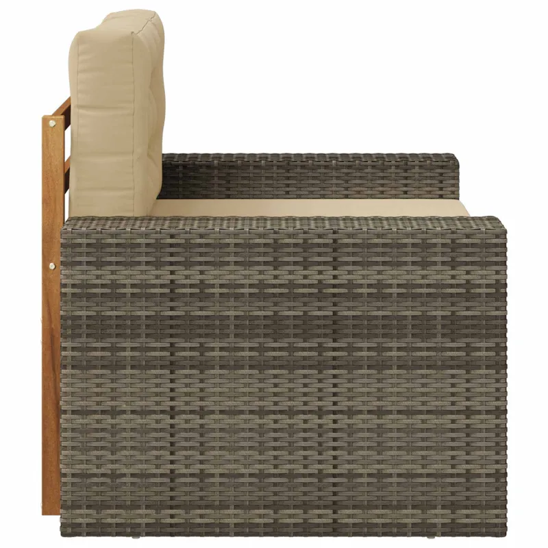 Lauko Vidurinis Sofa Kietos akacijos mediena Natūrali