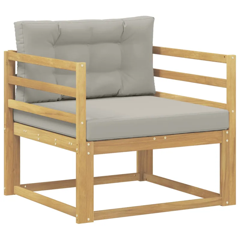 Lauko Vidurinis Sofa Poliesteris Balta