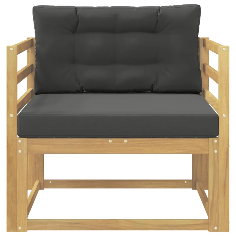 Lauko Vidurinis Sofa Poliesteris Balta