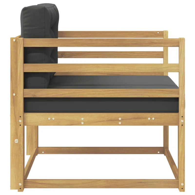 Lauko Vidurinis Sofa Poliesteris Balta