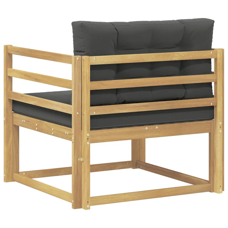 Lauko Vidurinis Sofa Poliesteris Balta