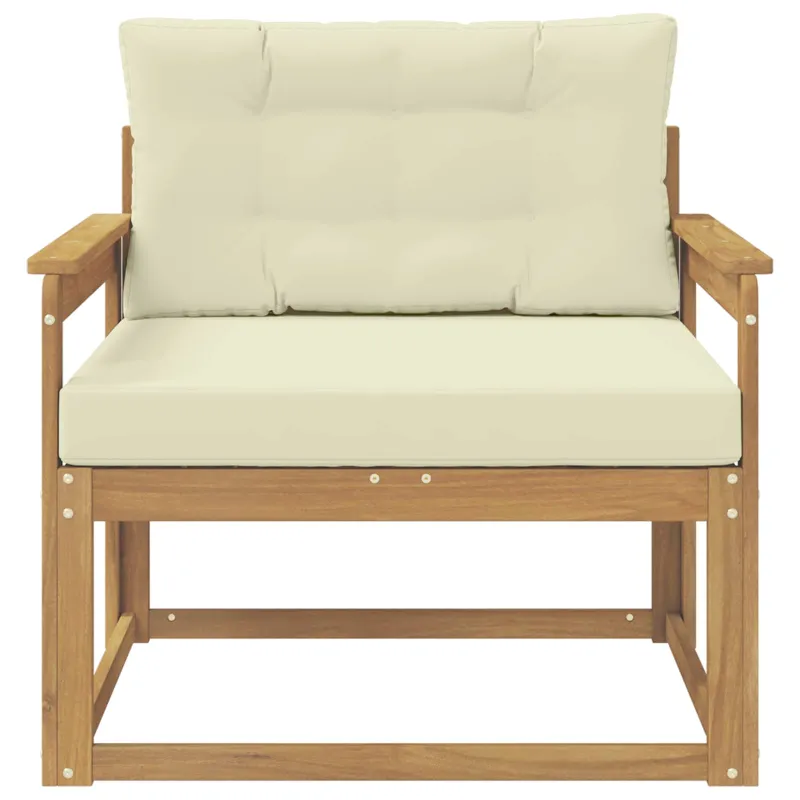 Lauko Vidurinis Sofa Poliesteris Balta
