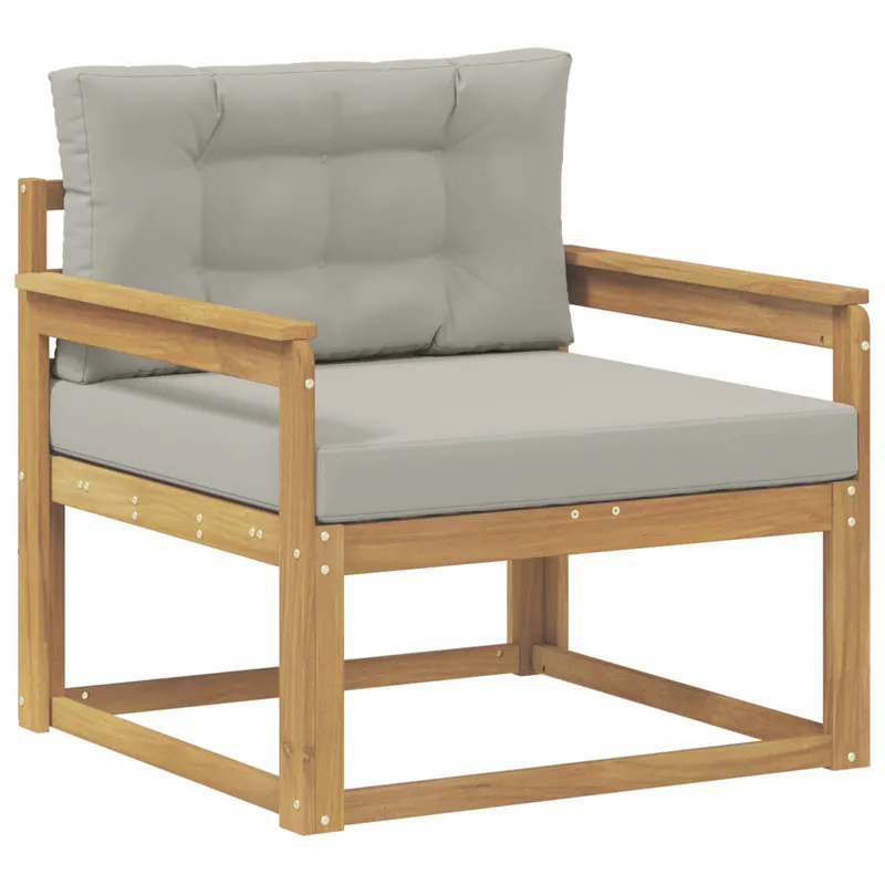 Lauko Vidurinis Sofa Poliesteris Balta