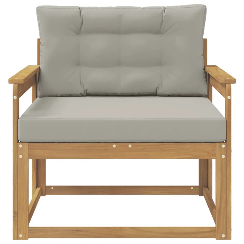 Lauko Vidurinis Sofa Poliesteris Balta