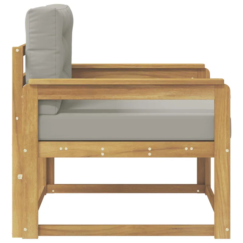 Lauko Vidurinis Sofa Poliesteris Balta
